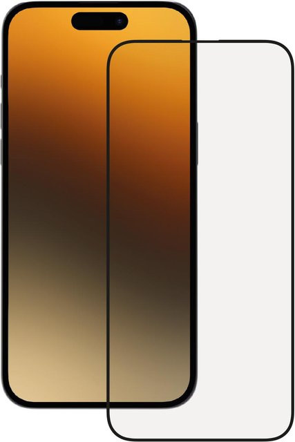 Vivanco Full Screen Displayschutzglas für iPhone 15 Pro Max, transparent - Bild 1