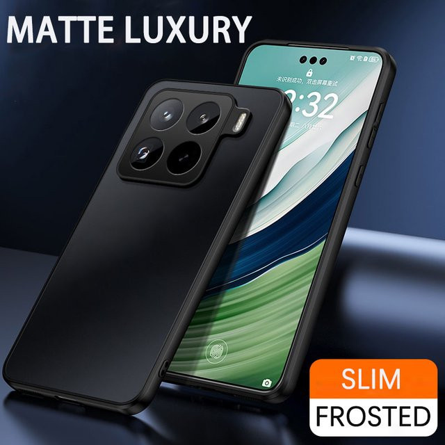 Fudusaidman Schutzhülle aus hartem Acryl mit matter Rückseite für Motorola Moto Edge 70 60 60S 50 40 Neo Fusion Ultra in Schwarz oder Lila - Bild 1