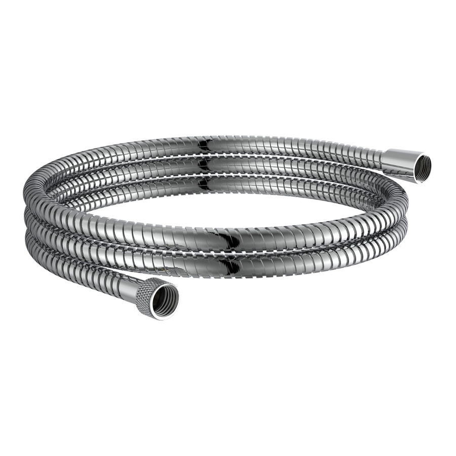 Schütte Hogaflex M-4 Brauseschlauch aus Edelstahl in Chrom, Länge: 200 cm, Anschluss: 1/2 Zoll, silber, anti-kink - Bild 2