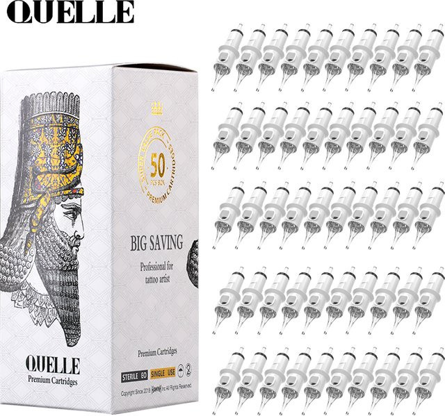 CNC Tattoo Nadeln Revolution Patrone, 50 Stück, RL/RLT, 0,30 mm - Bild 1