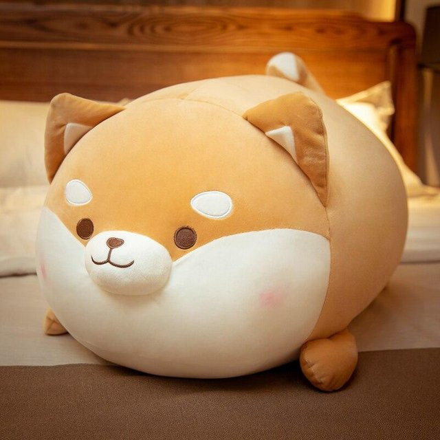 Binchi Keji Travel Shiba Inu Plüschspielzeug, Tierkissen, 70cm, ab 12 Jahre - Bild 1