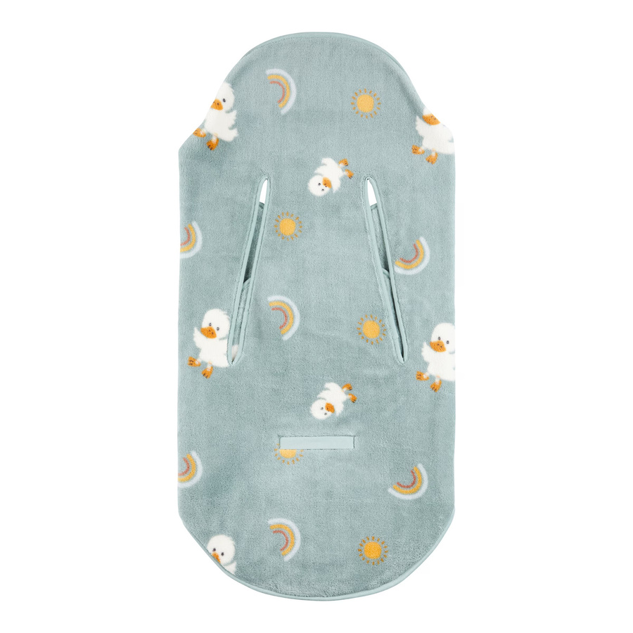 Sterntaler Einschlagdecke aus Microfleece mit Ente Edda in Grün - Bild 2