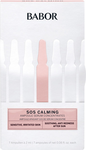 Babor Fluids FP Ampoules SOS Calming, Aloe Vera, Empfindliche Haut - Bild 1