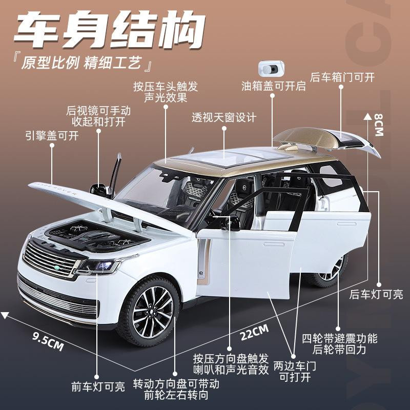 Yiran toy 1 SUV Legierungsmodellauto 1:24 Die-Cast Gussauto - Bild 2