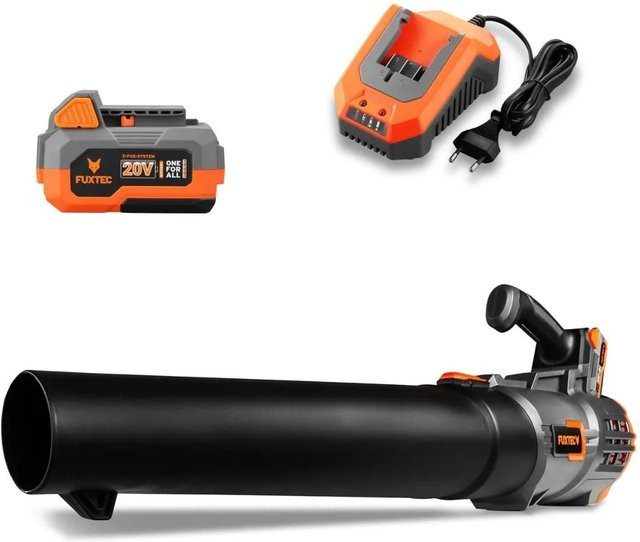 FUXTEC 20V Akku Laubbläser FX-E1LB20 mit Schnellladegerät - Bild 1