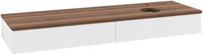 V&B Waschtischunterschrank Antao mit Beleuchtung, Farbe: Weiß, B/T: 160 x 50 cm - Bild 1