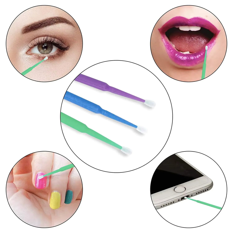 CNKESS Wimpernpinsel MicroBrush, 100 Stück, Unisex - Bild 2