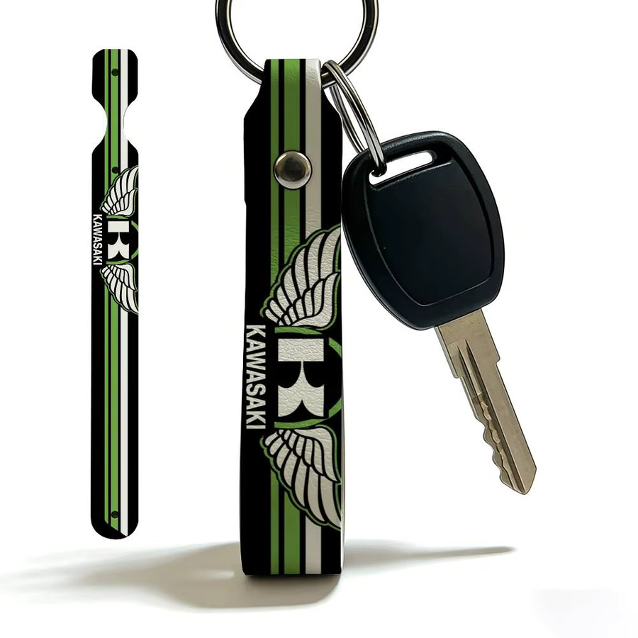 Kawasaki Schlüsselanhänger PU-Leder - Bild 2