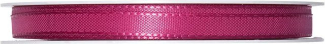 Halbach Taftband aus Polyester in Pink, Breite: 8 mm, Länge: 10 m - Bild 1