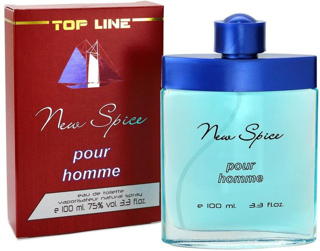 Top Line New Spice Eau de Toilette, 2 x 100 ml, Herren - Bild 1