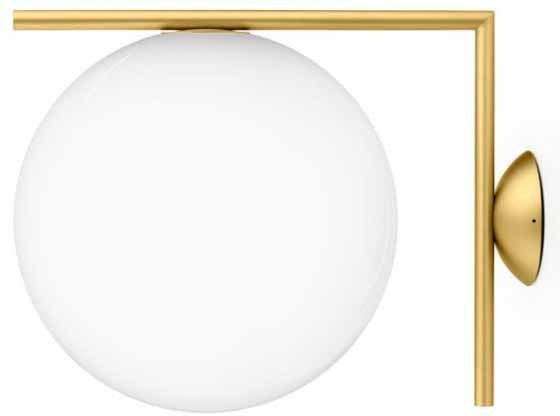Flos IC C/W 2 Wand- und Deckenleuchte in Messing matt - Bild 1