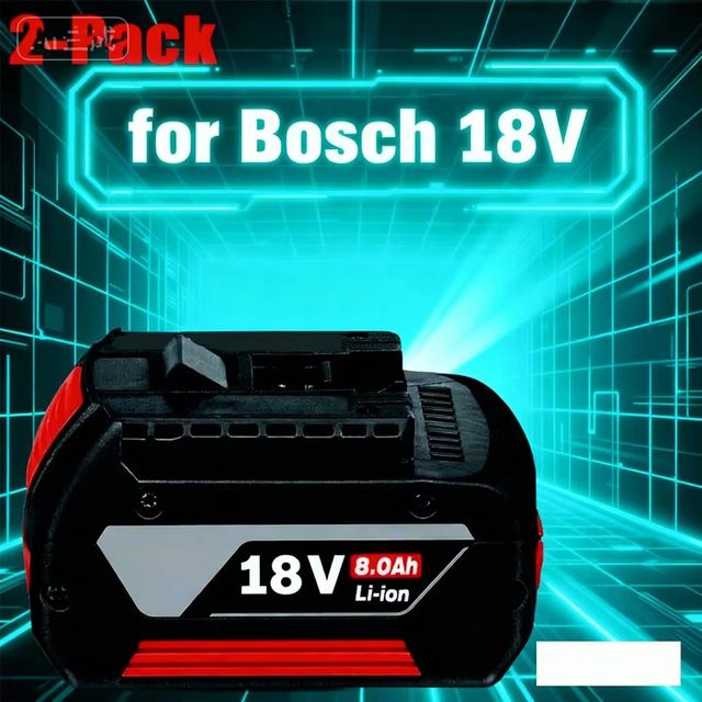 Bosch Professional 18V Akku GBA 18V 8Ah in Schwarz mit Ladestandsanzeige - Bild 1