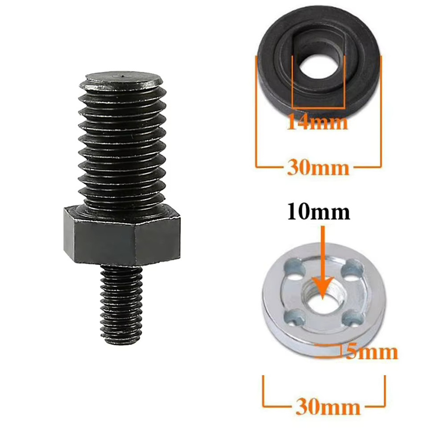 VIBRATITE Metall-Schleifadapterstange mit Druckplatte für Mini-Winkelschleifer, 5 mm bis 10 mm - Bild 3