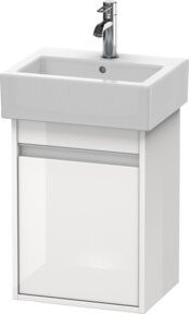 Duravit Waschtischunterschrank Ketho, wandhängend, Weiß Hochglanz, B/T/H: 40 x 32 x 55 cm - Bild 1