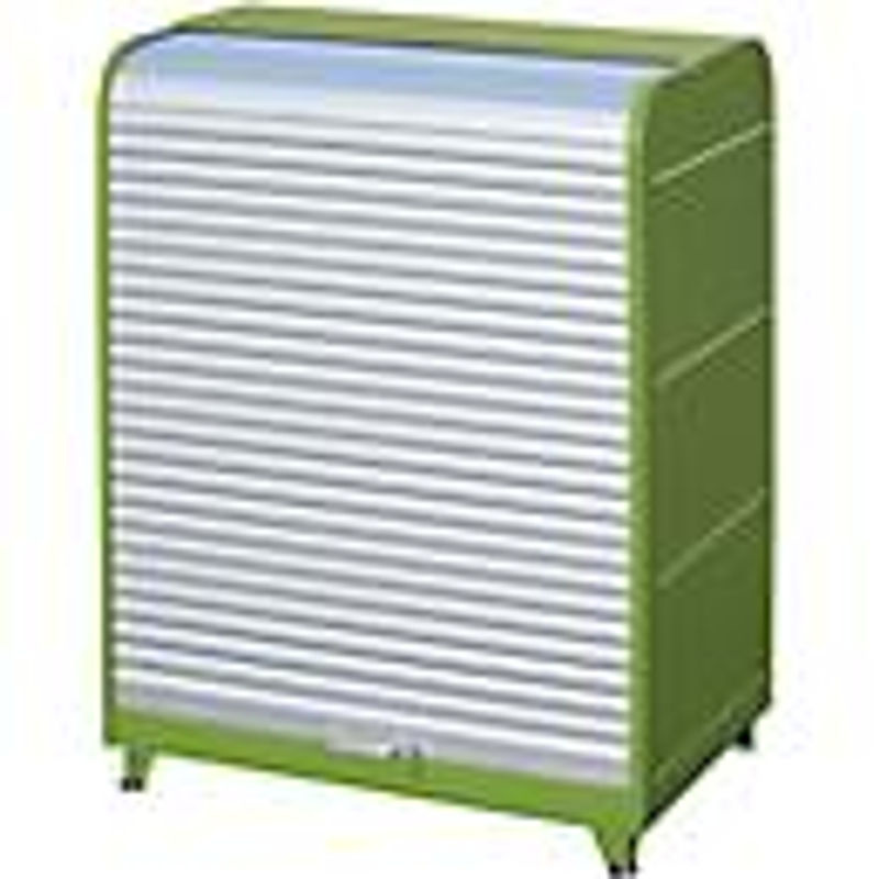 Bauer Südlohn Gefahrstoff-Rollladenschrank RSG-2 aus Stahl in Grün, Höhe: 161,0 cm, Breite: 87,0 cm - Bild 3