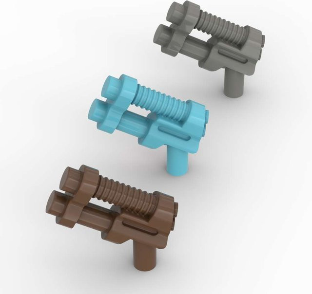 SixBricks Space Wars Star Wars Doppel-Barrel Pistole, Baustein, 10-teiliges Set - Bild 1