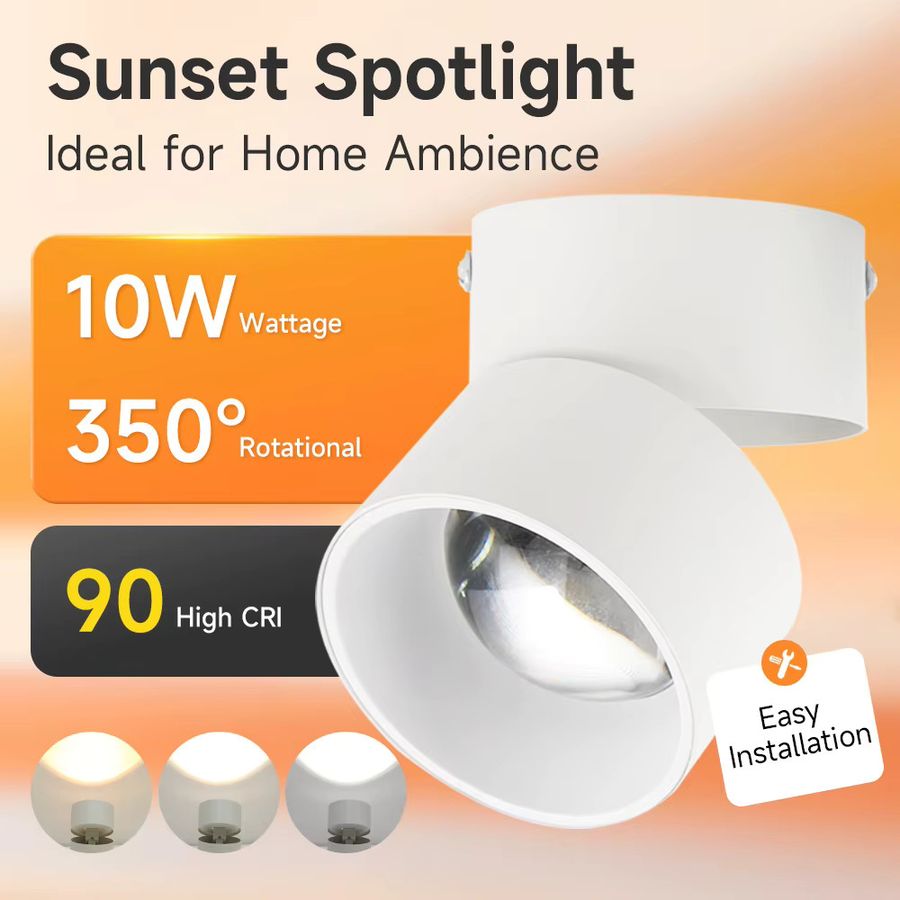 CHENBEN LED Sonnenuntergang Lampe Hill Arc Leuchte als dekorativer Strahler für Wohnzimmer und Schlafzimmer - Bild 2