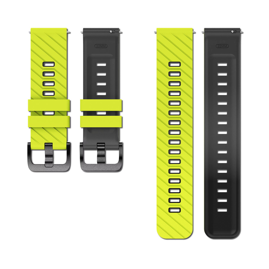 Huawei Uhrenarmband Silikon, 22 mm, zweifarbig, Unisex - Bild 2