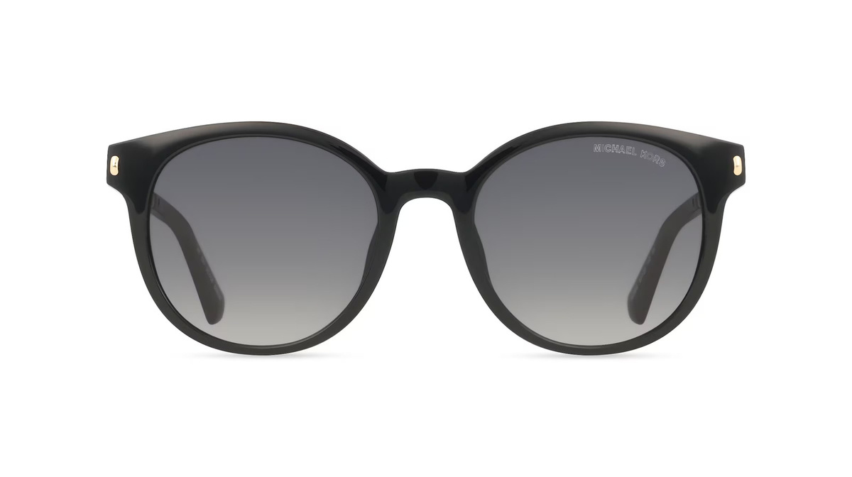 Michael Kors 0MK2264U Sonnenbrille, Vollrand, Rund, Kunststoff, Schwarz, Damen - Bild 1
