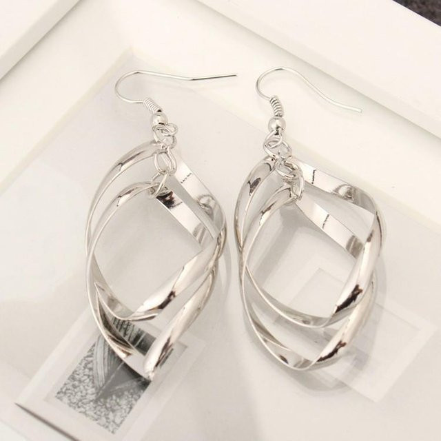 YIRAN Jewelry Ohrringe, Kupfer, Weiß, Damen - Bild 1