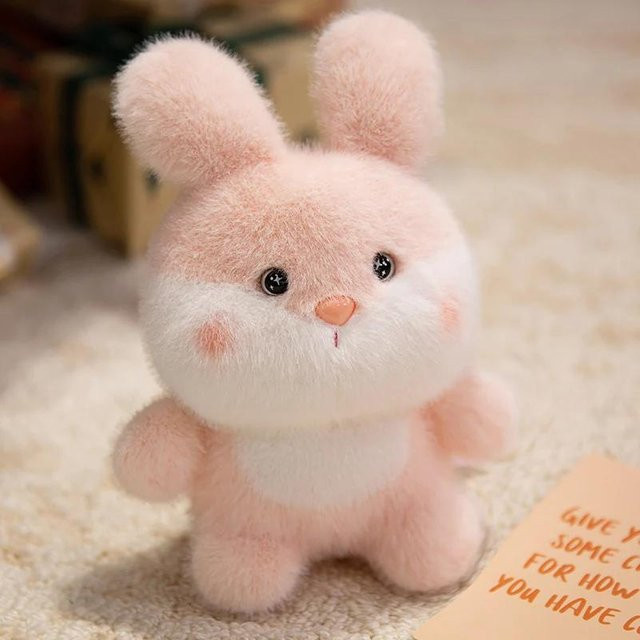 Kidsly Mini Desktop Haustiere Serie, Plüschtiere, 17cm, Rosa / Pink - Bild 1