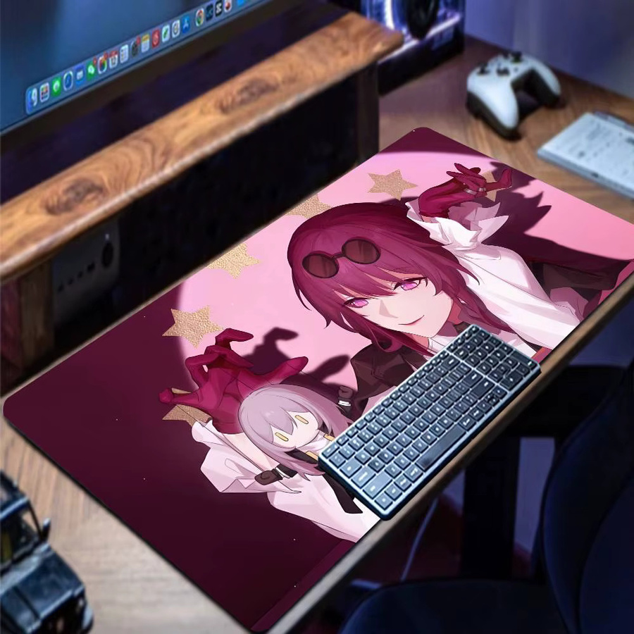 Kafka Honkai Star Rail Gaming Mauspad Sakura Anime Deskmat, Mehrfarbig - Bild 6