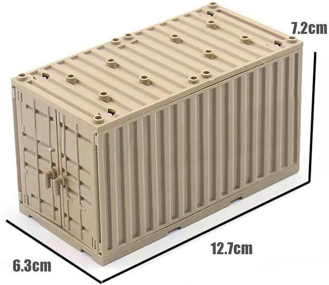 MOC Militärcontainer Bausteine, Fahrzeuge, ab 3 Jahre - Bild 1