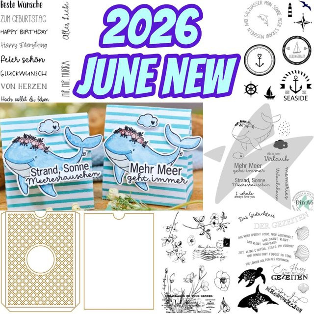 Metall Delphin Stanzform in Silber für DIY Scrapbooking und Bastelarbeiten - Bild 1