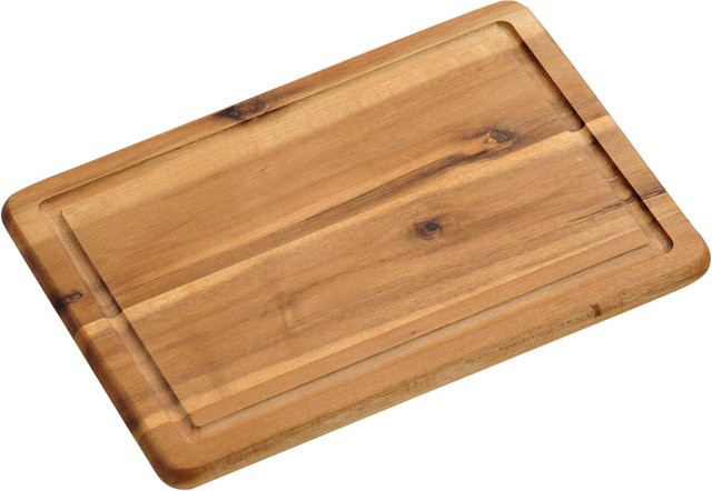 Kesper Schneidbrett aus Holz in Braun mit Saftrinne - Bild 1