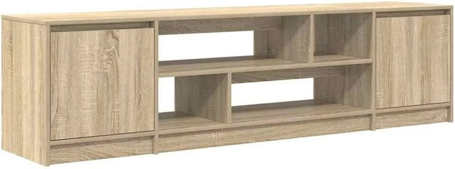 vidaXL TV-Schrank Sonoma-Eiche in Braun und Beige aus Holzwerkstoff B/T/H: 188,5 x 41 x 50 cm - Bild 1