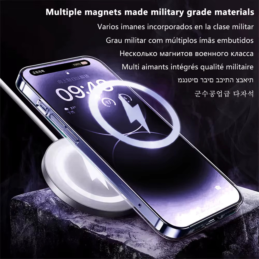 Original N53 Wireless Magnetic Case Transparente Silikon Hülle für Samsung Galaxy S26 S25 S24 S23 S21 Ultra Plus Z Flip Fold 7 6 5 4 3 - Bild 2