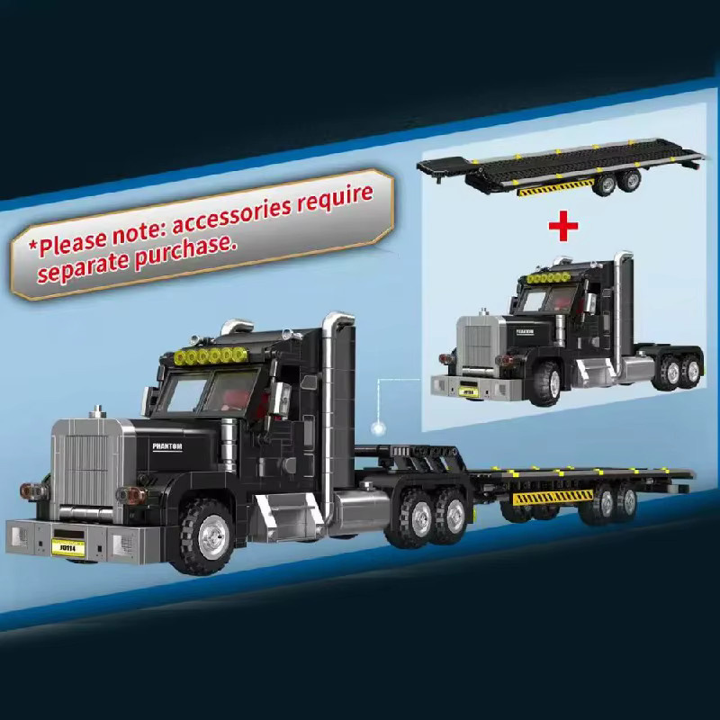 barweer Amerikanischer Schwerlast-LKW, Klemmbausteine, Baukasten, 873 Teile - Bild 3