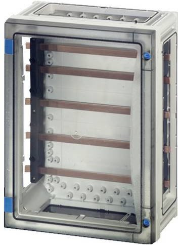 Hensel FP 3212 Verteilerschrank Aufputz in Weiß mit transparentem Deckel - Bild 1