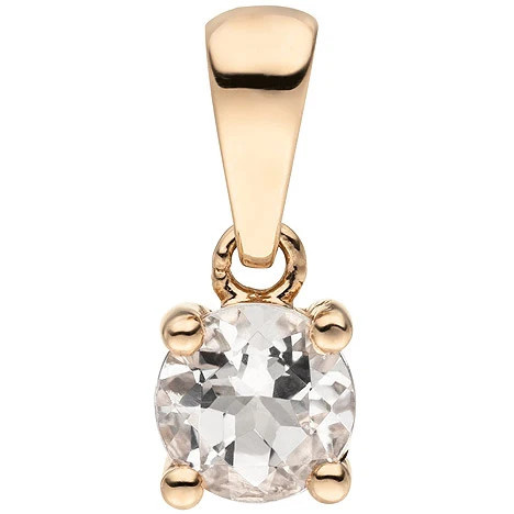 Colfem Anhänger 585 Rotgold, Morganit, Damen - Bild 1