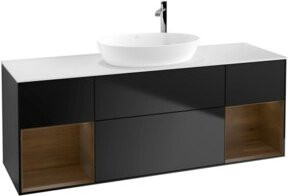 V&B Waschtischunterschrank Finion in Weiß lackiert, Breite: 160 cm - Bild 1