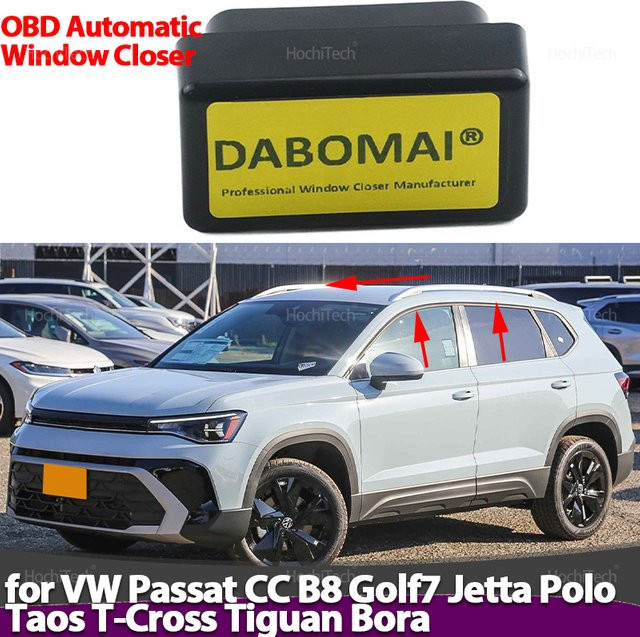 Fensteröffnungs- und Schließmodul-System für Volkswagen VW Passat CC B8 Golf7 Jetta Polo Taos T-Cross Tiguan Bora in Schwarz - Bild 1