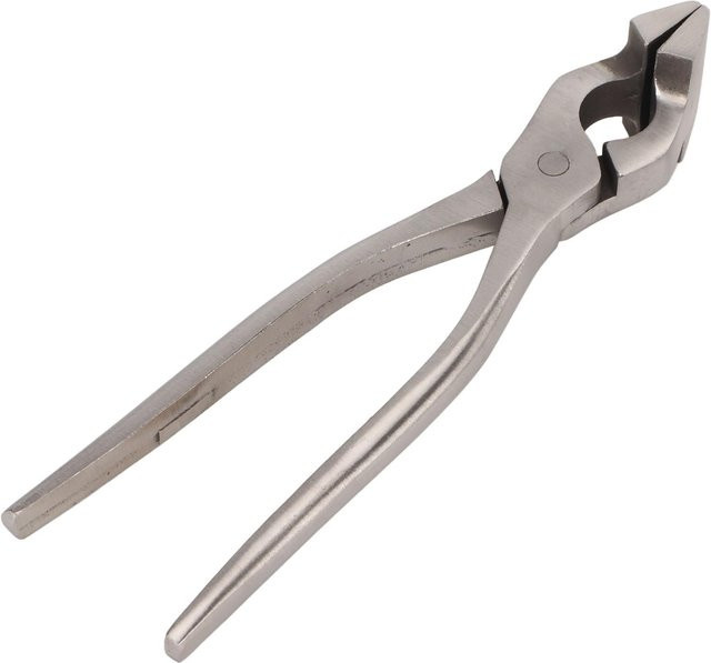 Igeteck Flachzange aus Edelstahl mit langem Griff in Grau/Silber für DIY-Arbeiten - Bild 1