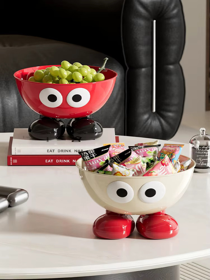 UFORU Obstschale aus Keramik in Transparent, kreativer Snackbehälter mit großem Fassungsvermögen - Bild 5
