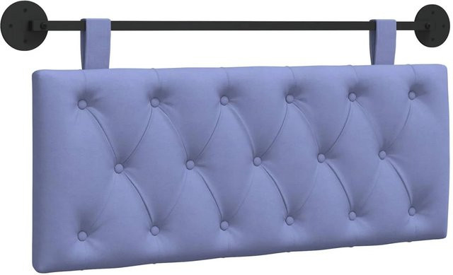 vidaXL Wandmontiertes gepolstertes Wandpaneel in Jeans Blau, B/H/T: 110 x 55 x 7 cm - Bild 1