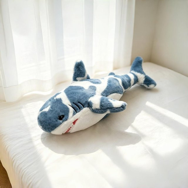 Yiran toy Haifisch-Stofftier, blau, 110cm - Bild 1