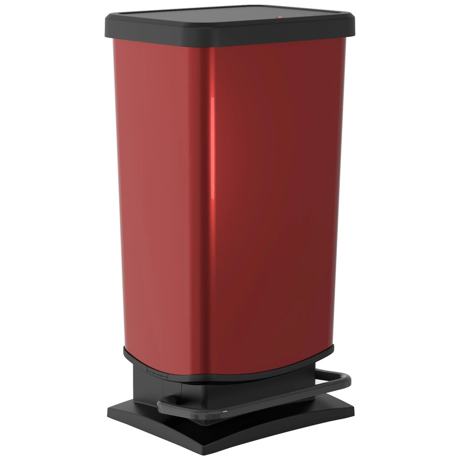 Rotho Treteimer Paso 40 mit Soft-Close-Funktion und Fingerabdruck-Schutz in Rot - Bild 2