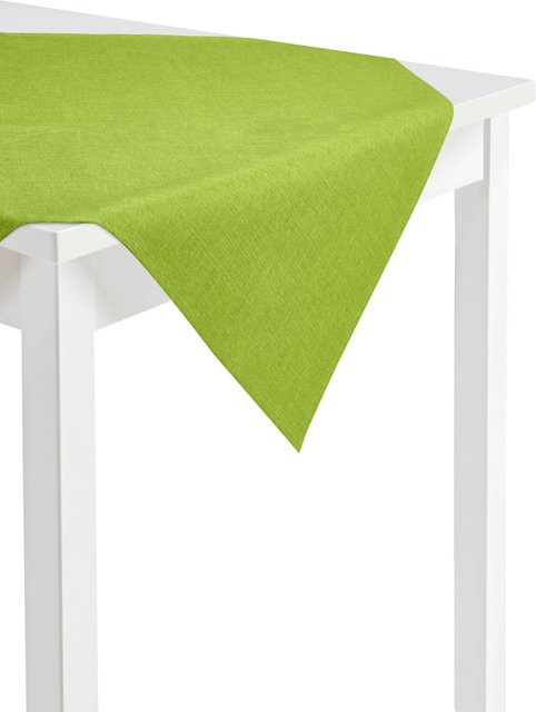 Tischdecke Heine in Grün, fleckenabweisend und abwaschbar, Baumwolle-Polyester-Mix - Bild 1