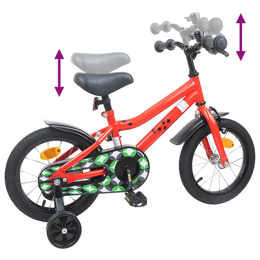 VD Home Furnishing Kinderfahrrad 16 Zoll Rot - Bild 1