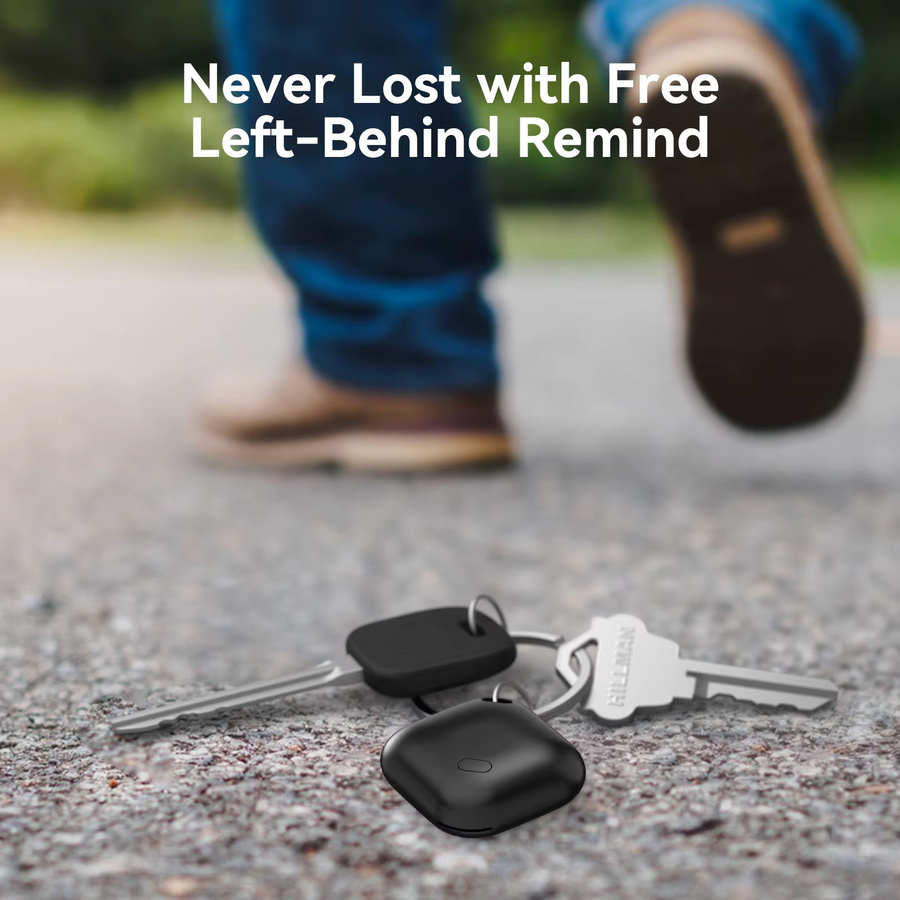 CHZHVAN Smart Bluetooth Tracker in Schwarz für die Find My App als Anti-Lost Reminder für Wallet, Bike und Schlüssel, MFi zertifiziert - Bild 3