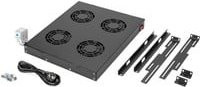 Digitus Professional Line Rack-Lüftereinsatz DN-19 FAN-4-HO-SW für 19 Zoll Netzwerkschränke, 4 Ventilatoren, Schwarz - Bild 2