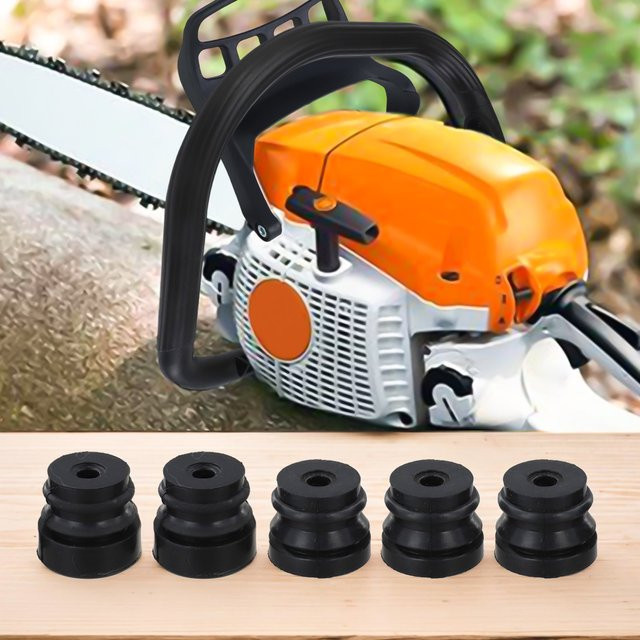 Vibratite Ersatz-Dämpfungs-Gummipolster-Set in Schwarz zur Vibrationsreduzierung für Kettensägen der Serien 4500 5200 5800 - Bild 1
