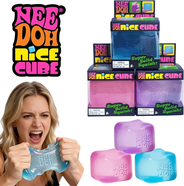 Schylling Needoh Nice Cube, Sensorischer Fidget-Würfel - Bild 1