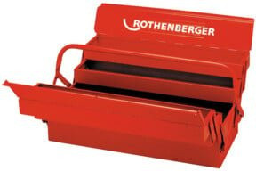 Rothenberger Montage Werkzeugkasten 5-teilig aus Stahl in Rot - Bild 1