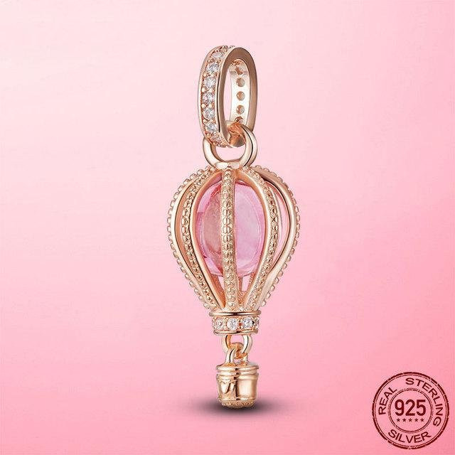 Anhänger Heißluftballon, 925 Silber, Zirkonia, Damen - Bild 1