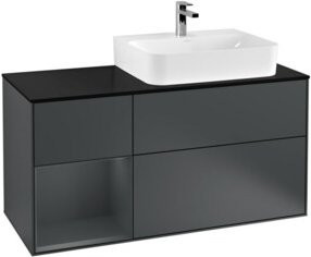 V&B Waschtischunterschrank Finion mit Wandbeleuchtung, Breite: 120 cm, Tiefe: 50,1 cm, Höhe: 50,1 cm - Bild 1